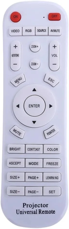 ریموت کنترل پروژکتور جدید و شگفت‌انگیز برای پروژکتورهای HY300 HY320 HY300 PRO HY320Mini، ریموت کنترل چند منظوره و جهانی