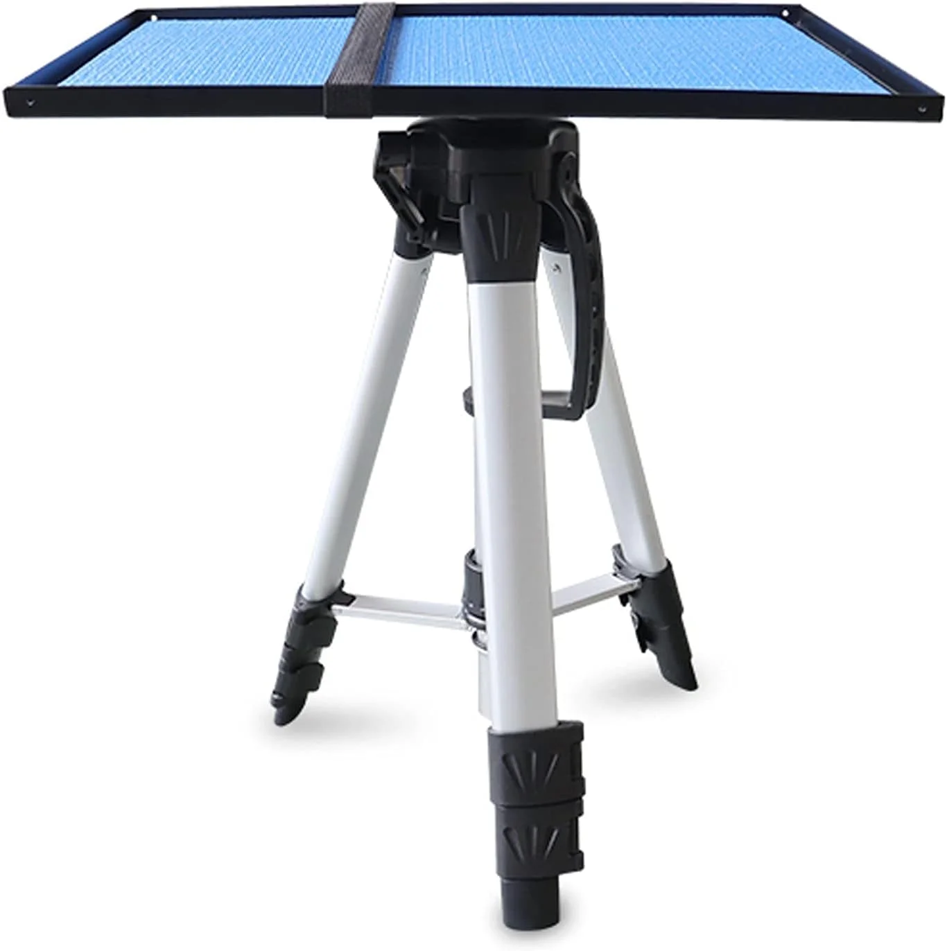 پایه پروژکتور، سه پایه نصب پروژکتور چند منظوره با ارتفاع قابل تنظیم 43 تا 115 سانتی متر به همراه سینی، مناسب برای سینمای خانگی یا پروژکتور استیج، پایه یونیورسال