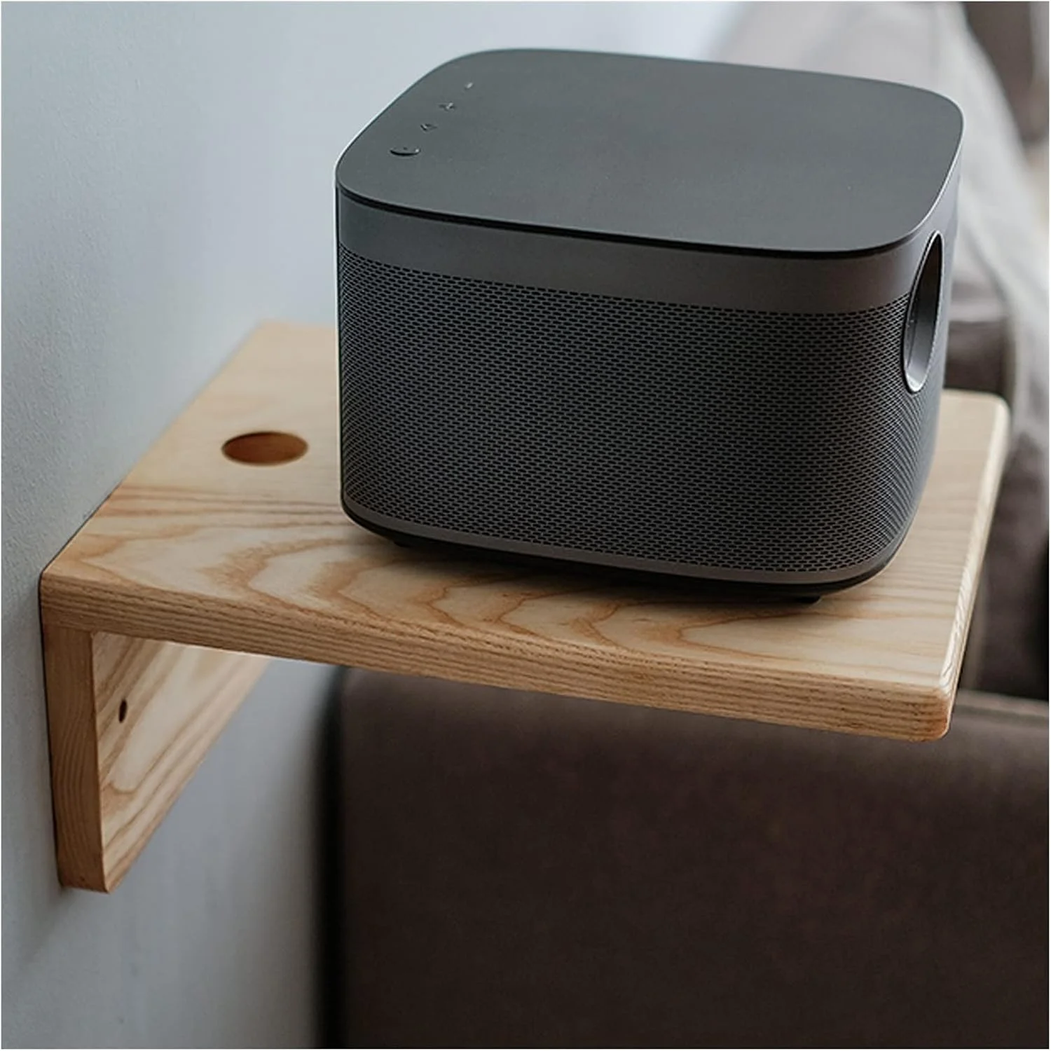 پایه پروژکتور، نگهدارنده پروژکتور دیواری، پایه پروژکتور کوچک، نگهدارنده دیواری پروژکتور، اندازه صفحه 25 تا 33 سانتی متر، پایه جهانی پروژکتور چوبی (C)