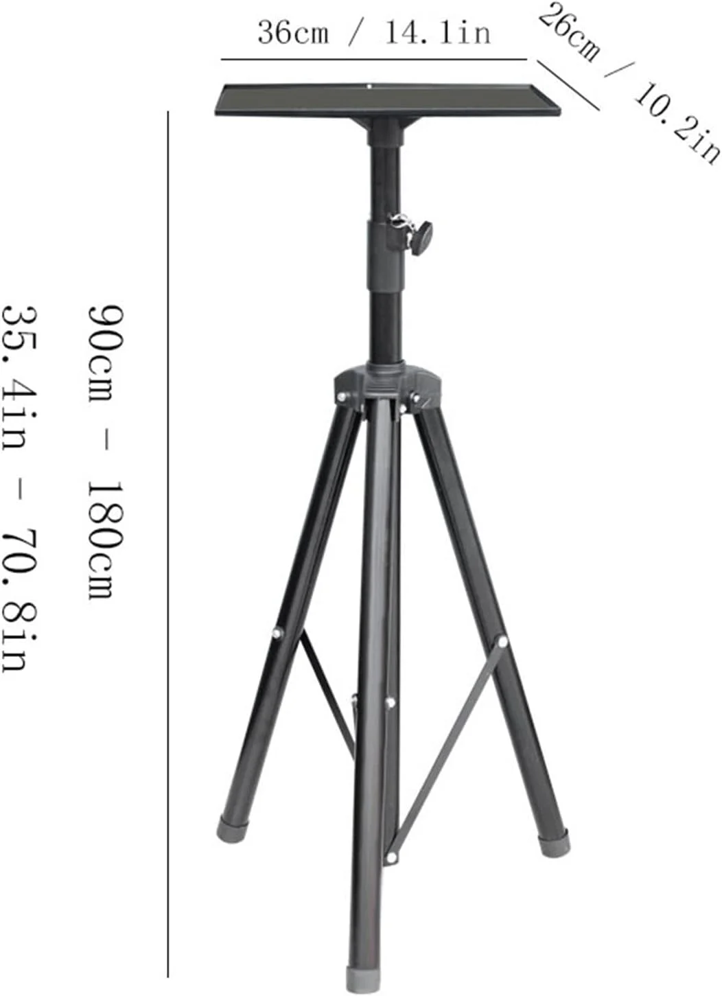پایه پروژکتور ایستاده از کف تا سقف سه پایه، قفسه پروژکتور سنگین، مناسب اتاق نشیمن منزل، اتاق کنفرانس، پایه پروژکتور تلسکوپی جهانی مدل (A)