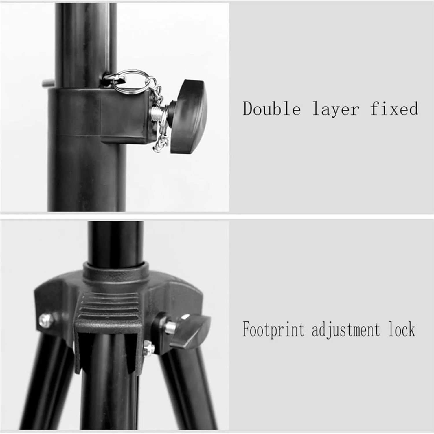 پایه پروژکتور ایستاده از کف تا سقف سه پایه، قفسه پروژکتور سنگین، مناسب اتاق نشیمن منزل، اتاق کنفرانس، پایه پروژکتور تلسکوپی جهانی مدل (A)