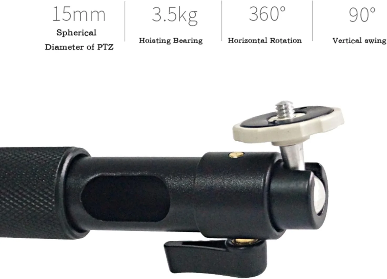 پایه پروژکتور، براکت نصب پروژکتور، براکت آویز دیواری، آویز تلسکوپی جهانی، پایه پروژکتور (PH45120 (67120cm) نقره ای)