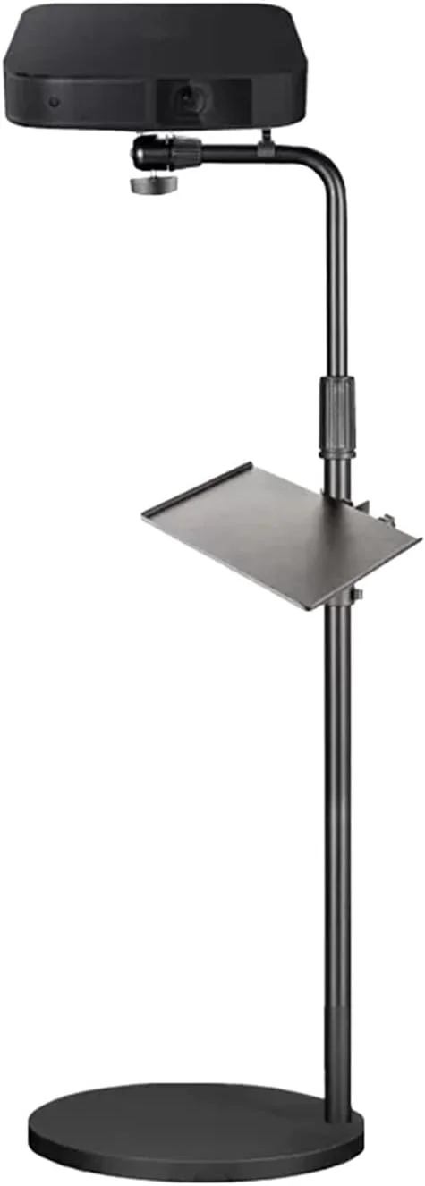 پایه پروژکتور سه پایه، براکت پروژکتور، تلسکوپی جهانی زمینی، زاویه راست، چسباندن به دیوار با سینی، پایه پروژکتور ثابت، پایه پروژکتور (2.5 کیلوگرم (85-145 سانتی متر))