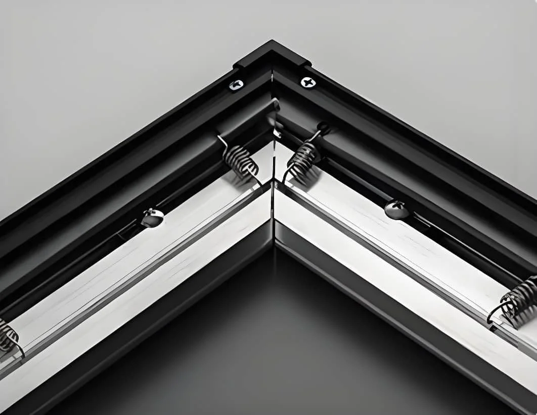 پرده نمایش پروژکتور آکوستیک شفاف 120 اینچی با بافت آکوستیک شفاف و قاب ثابت مخملی آلیاژ آلومینیوم