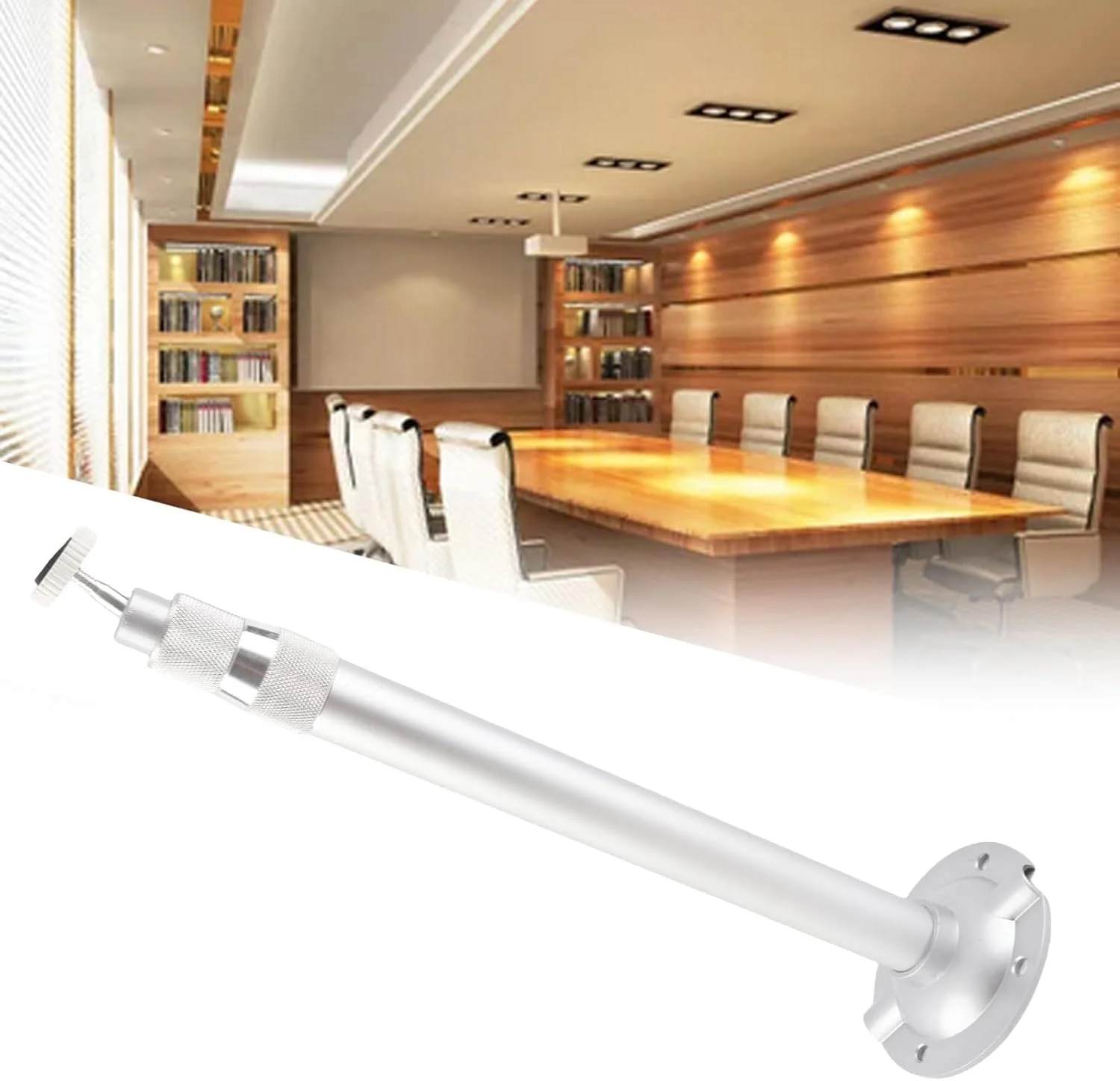 پایه پروژکتور Fockety، با قابلیت چرخش 360 درجه و تنظیم ارتفاع از 30 تا 60 سانتی متر، پایه سقفی پروژکتور کوچک جهانی قابل گسترش، آلیاژ آلومینیوم دیواری برای خانه، اتاق رسانه پایه پروژکتور Fockety، با قابلیت چرخش 360 درجه و تنظیم ارتفاع از 30 تا 60 سانتی متر، پایه سقفی پروژکتور کوچک جهانی قابل گسترش، آلیاژ آلومینیوم دیواری برای خانه، اتاق رسانه