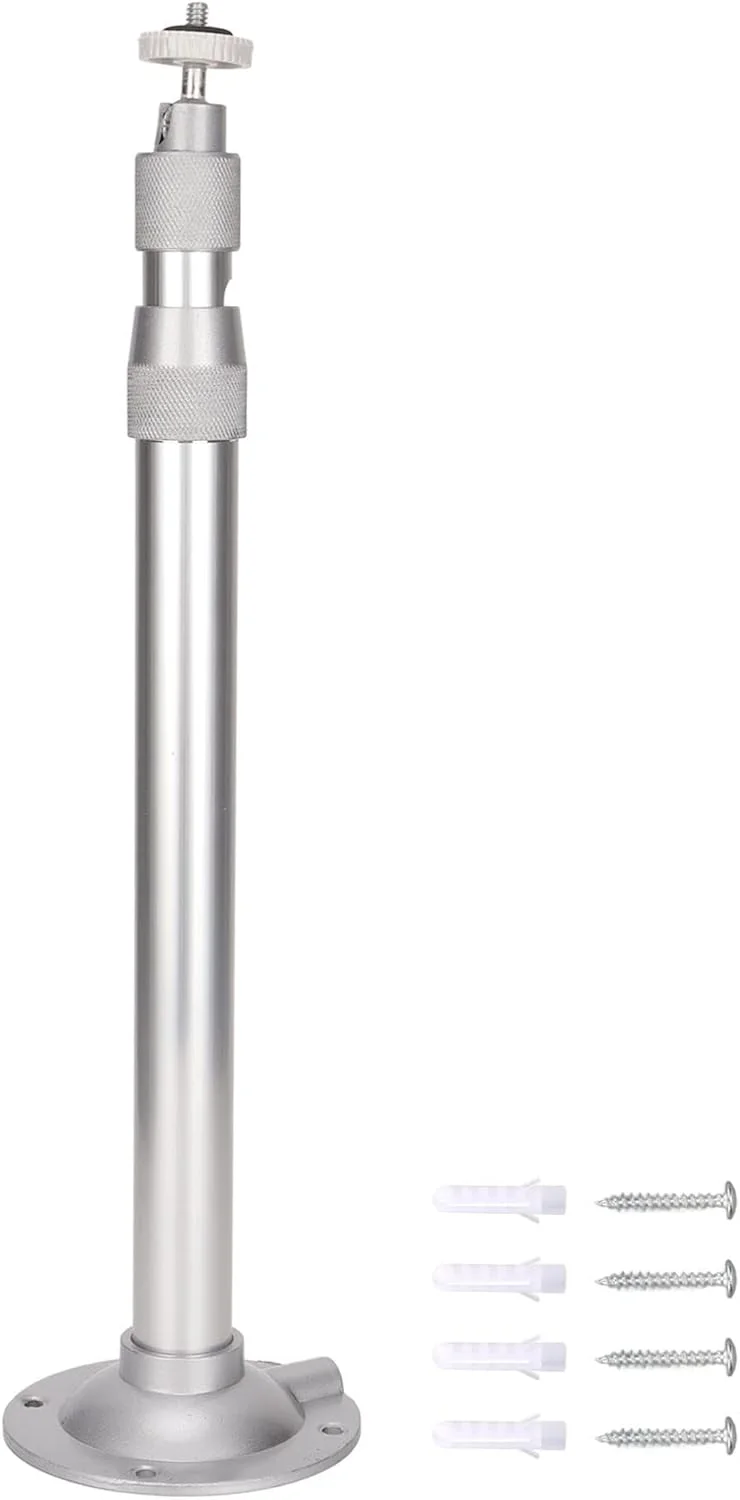 پایه سقفی پروژکتور Kikumi با قابلیت تنظیم 360 درجه، پایه دیواری پروژکتور جهانی با ظرفیت بار 5 کیلوگرم و رزوه 1/4 اینچی