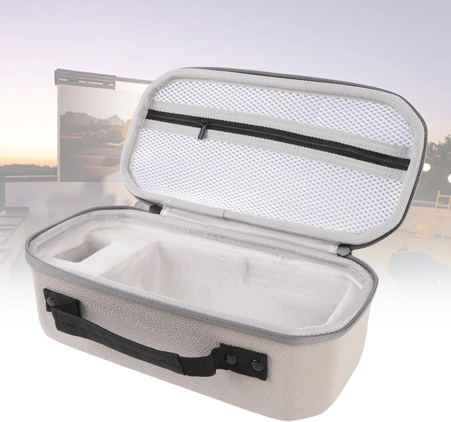 کیف محافظ پروژکتور XUMIUZIY مناسب برای Nebula Capsule 3 1080P Pro، ضد باران و ضد ضربه، مناسب برای مسافرت