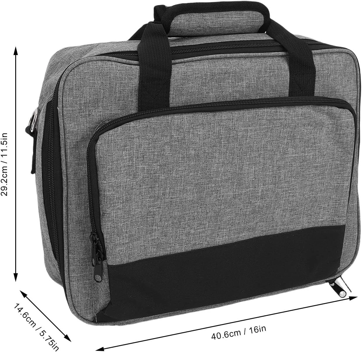 کیف پروژکتور قابل حمل OVAQUIXI، کیف حمل پارچه آکسفورد سنگین با بند قابل تنظیم برای نگهداری ایمن پروژکتورهای کوچک و لوازم جانبی کیف پروژکتور قابل حمل OVAQUIXI، کیف حمل پارچه آکسفورد سنگین با بند قابل تنظیم برای نگهداری ایمن پروژکتورهای کوچک و لوازم جانبی