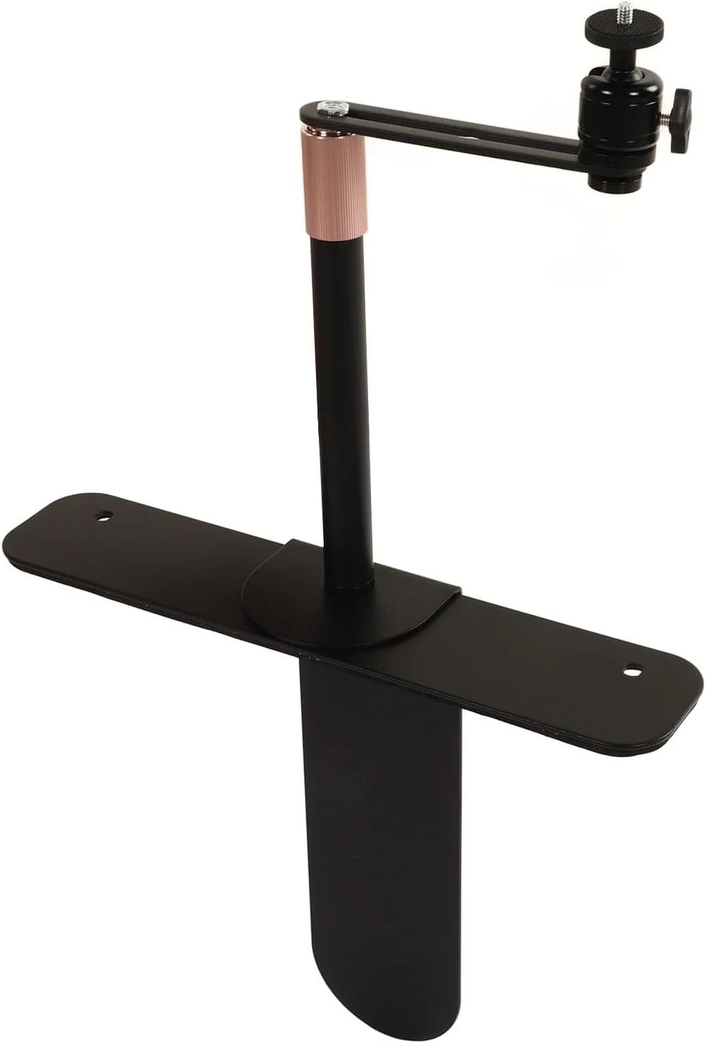 پایه پروژکتور قابل تنظیم 24 تا 40 سانتی متر با زاویه قابل تنظیم، دارای رزوه 1/4 اینچی برای مبل، کنار تخت، میز پروژکتور برای دفتر، مبل، کنار تخت و موارد دیگر (فولاد آلیاژی)