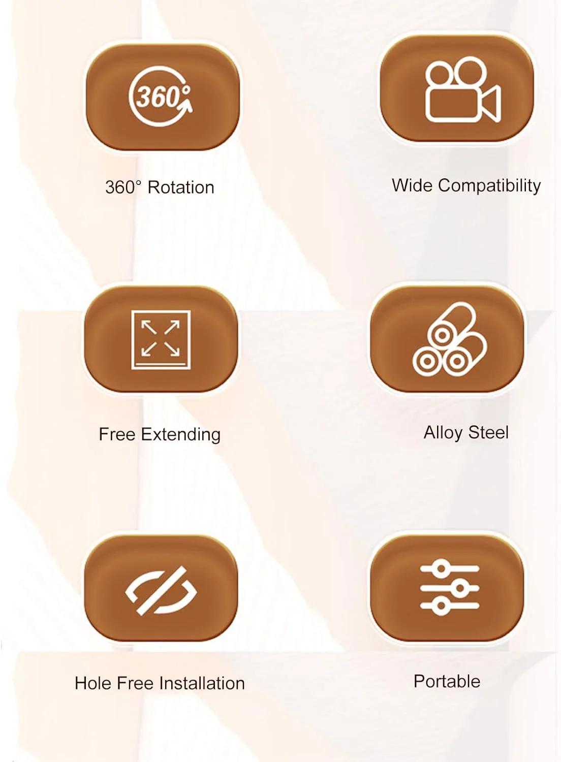 پایه پروژکتور قابل تنظیم 24 تا 40 سانتی متر با زاویه قابل تنظیم، دارای رزوه 1/4 اینچی برای مبل، کنار تخت، میز پروژکتور برای دفتر، مبل، کنار تخت و موارد دیگر (فولاد آلیاژی) پایه پروژکتور قابل تنظیم 24 تا 40 سانتی متر با زاویه قابل تنظیم، دارای رزوه 1/4 اینچی برای مبل، کنار تخت، میز پروژکتور برای دفتر، مبل، کنار تخت و موارد دیگر (فولاد آلیاژی)