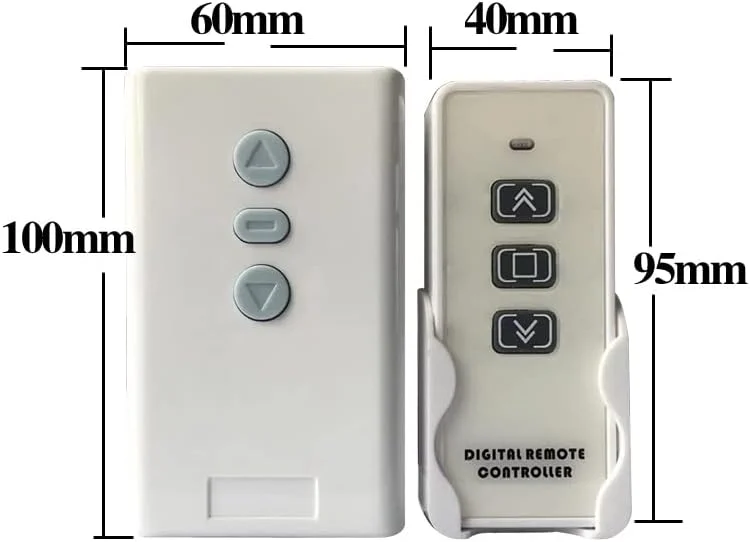الکترونیک - کنترلر گیرنده و ریموت کنترل بی سیم جدید برای پرده نمایش پروژکتور موتوری (بی سیم)