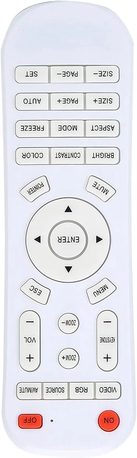 ریموت کنترل جهانی پروژکتور Elprico، ریموت کنترل چند منظوره DC 3V با پیکربندی توسعه یافته، 10 متر، مناسب برای همه پروژکتورهای داخلی و خارجی