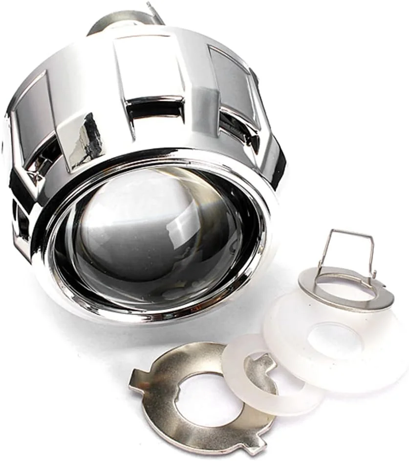 لنز پروژکتور بای زنون مینی 2.5 اینچی، مناسب برای لامپ های H1، H4 و H7، مخصوص رانندگی در سمت راست