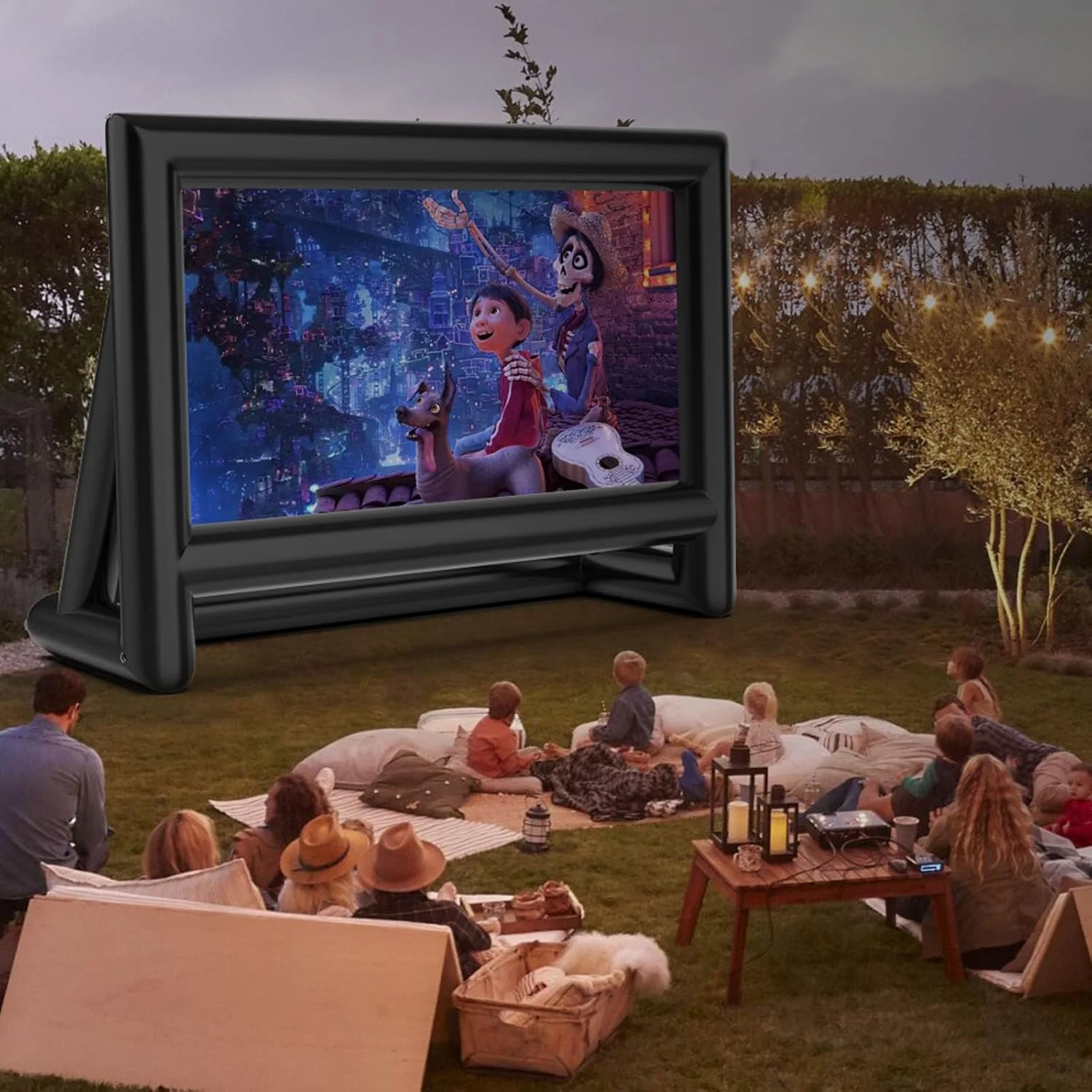 پرده نمایش بادی استگورا 5.8 متری مناسب فضای باز، پرده پروژکتور بادی برای نمایش از جلو و عقب همراه با پمپ هوا، ایده آل برای شب های فیلم در کنار استخر، حیاط خلوت، مهمانی و سینمای خانگی پرده نمایش بادی استگورا 5.8 متری مناسب فضای باز، پرده پروژکتور بادی برای نمایش از جلو و عقب همراه با پمپ هوا، ایده آل برای شب های فیلم در کنار استخر، حیاط خلوت، مهمانی و سینمای خانگی