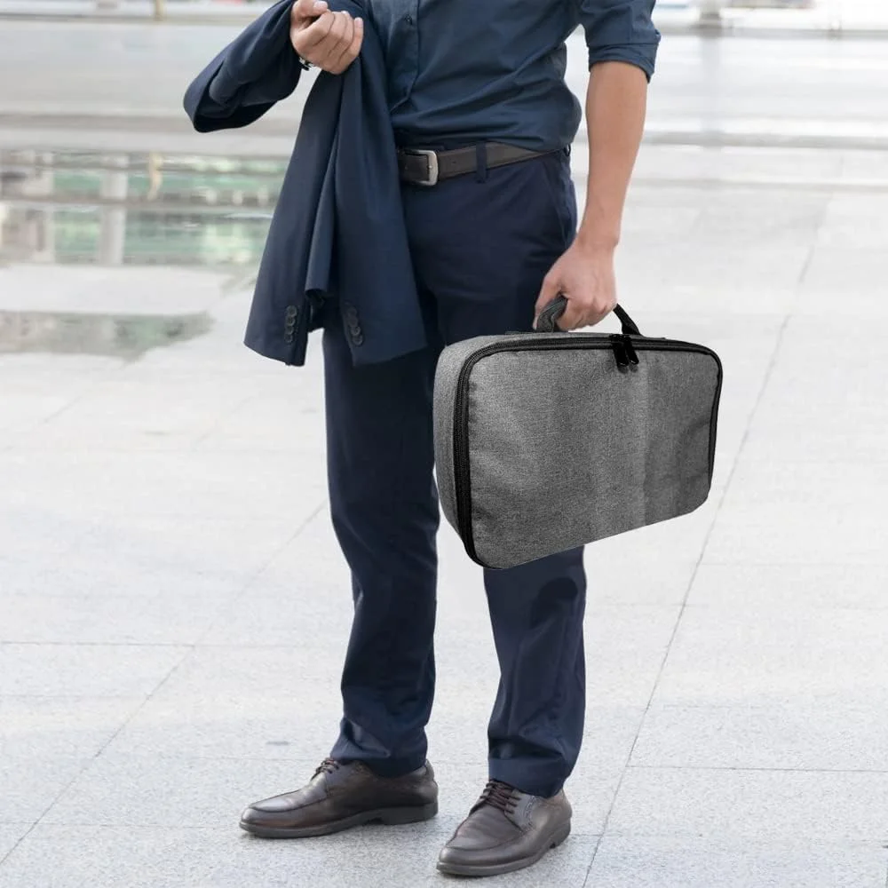 کیف نگهداری پروژکتور خاکستری قابل حمل ertg، کیف حمل جهانی، سازمان دهنده نگهداری مسافرتی برای پروژکتورها و لوازم جانبی کیف نگهداری پروژکتور خاکستری قابل حمل ertg، کیف حمل جهانی، سازمان دهنده نگهداری مسافرتی برای پروژکتورها و لوازم جانبی