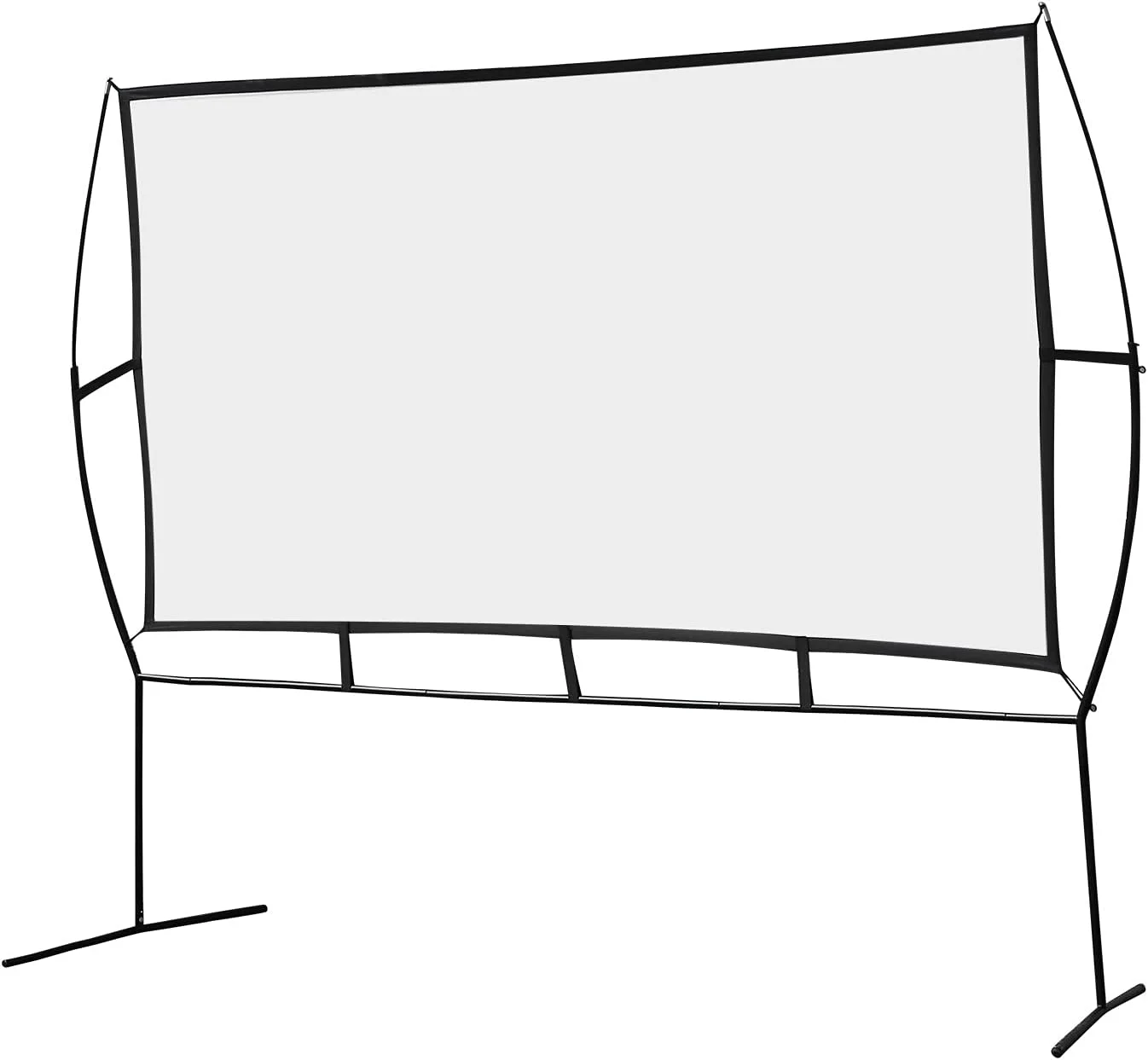 پرده نمایش پروژکتور Estink، 100 اینچ، با پایه، نسبت تصویر 16:9 HD، تاشو، مناسب فضای داخلی و خارجی، پرده نمایش ویدئویی برای خانه، مهمانی، دفتر، کلاس درس