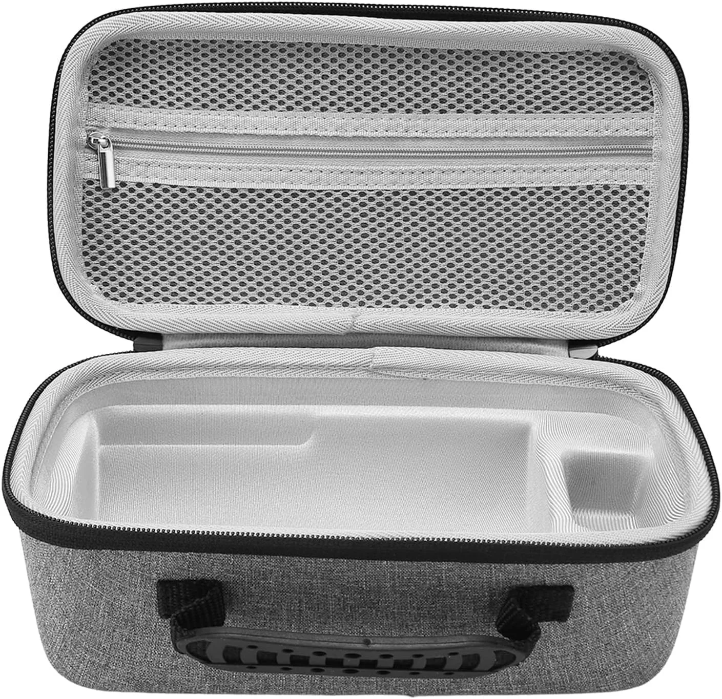 کیف حمل قابل حمل ای‌وینر، کیف چند منظوره زیپی مسافرتی ضد گرد و غبار برای لوازم جانبی پروژکتورهای سامسونگ The Freestyle و انکر Nebula Capsule 3 Laser 1080p (خاکستری)