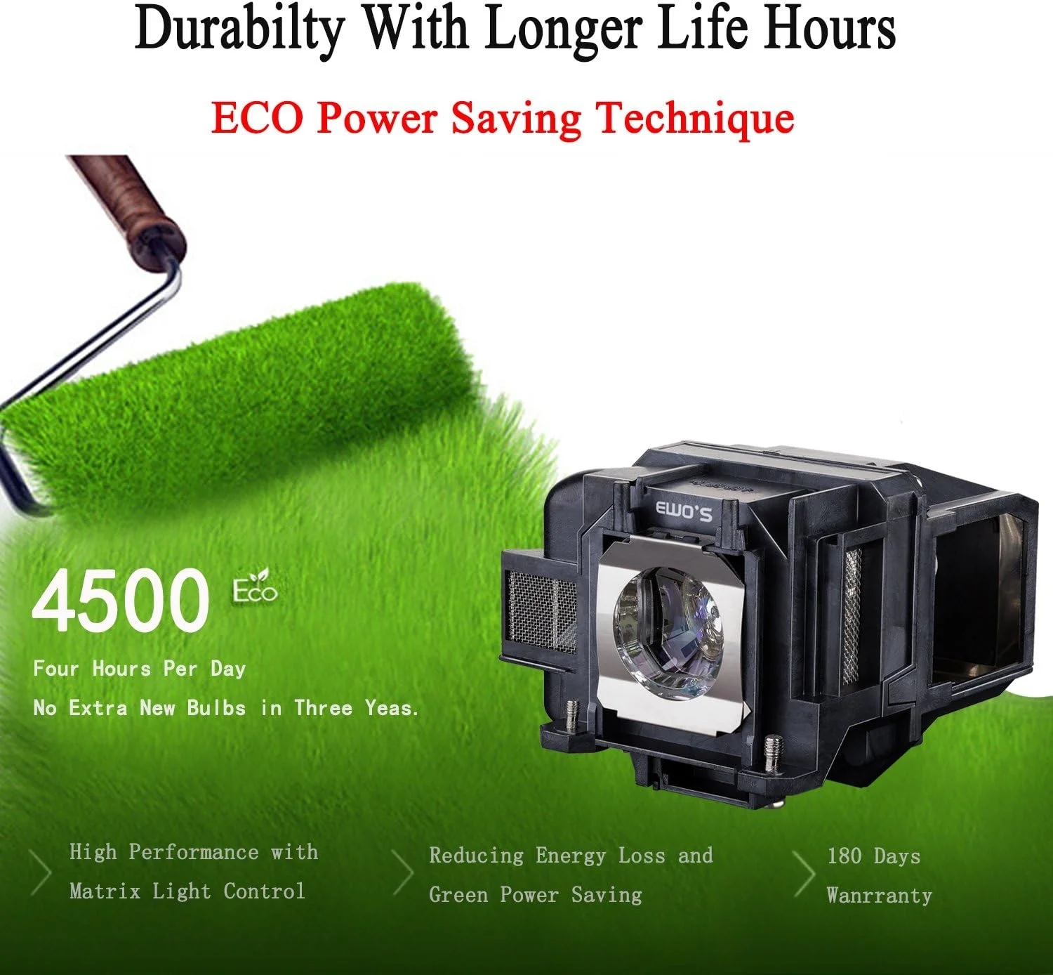 لامپ پروژکتور جایگزین EWO'S ELP88 برای پروژکتورهای اپسون Powerlite Home Cinema 2040 1040 2045 740HD 640 EX3240 EX7240 EX9200 EX5250 EX5240 VS240 VS345 VS340 لامپ پروژکتور جایگزین EWO'S ELP88 برای پروژکتورهای اپسون Powerlite Home Cinema 2040 1040 2045 740HD 640 EX3240 EX7240 EX9200 EX5250 EX5240 VS240 VS345 VS340