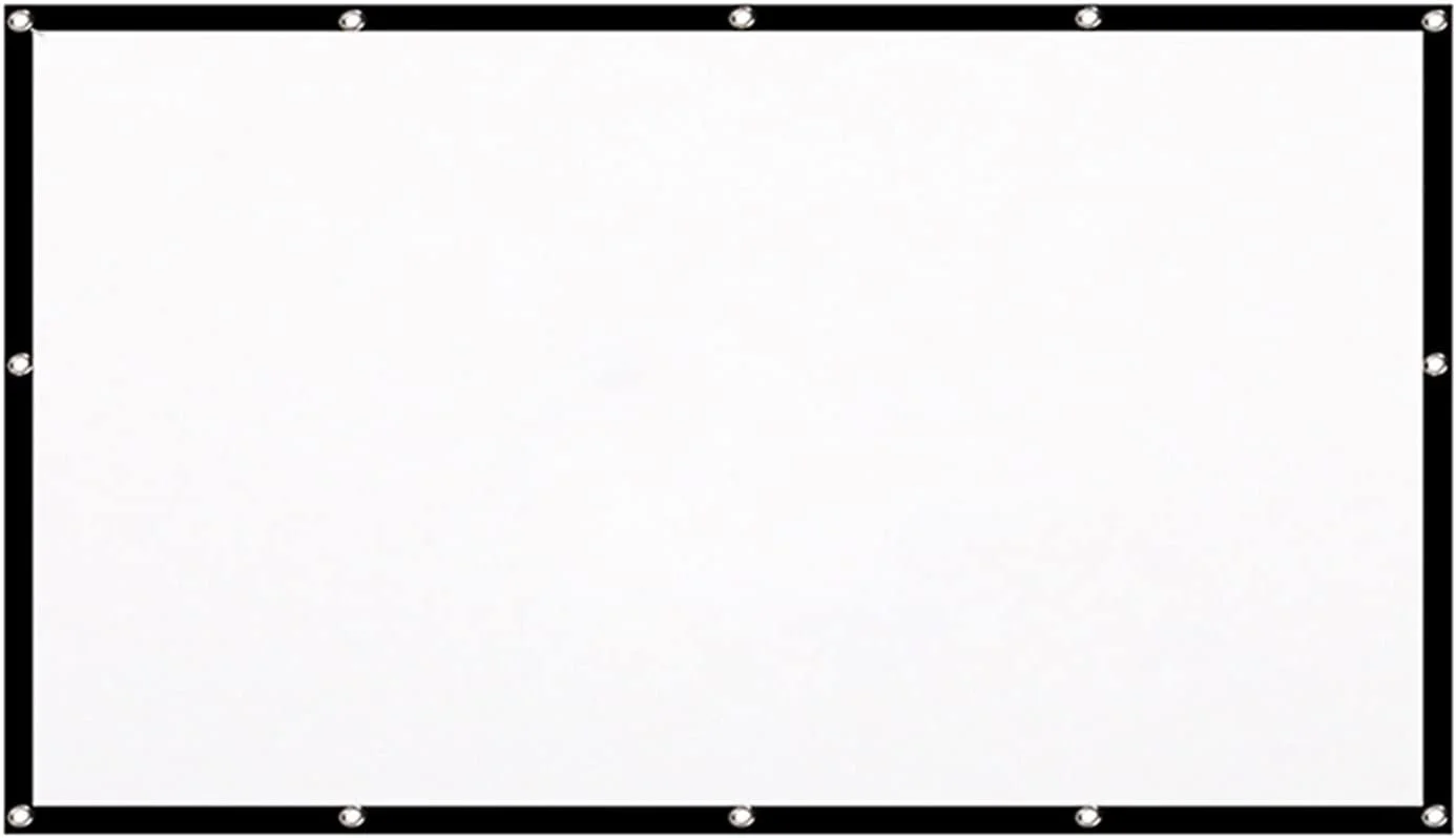 پرده نمایش پروژکتور Fawoonu، پرده نمایش HD قابل حمل 70 اینچی 16:9، تاشو، ضخیم و بادوام برای سینمای خانگی در فضای باز