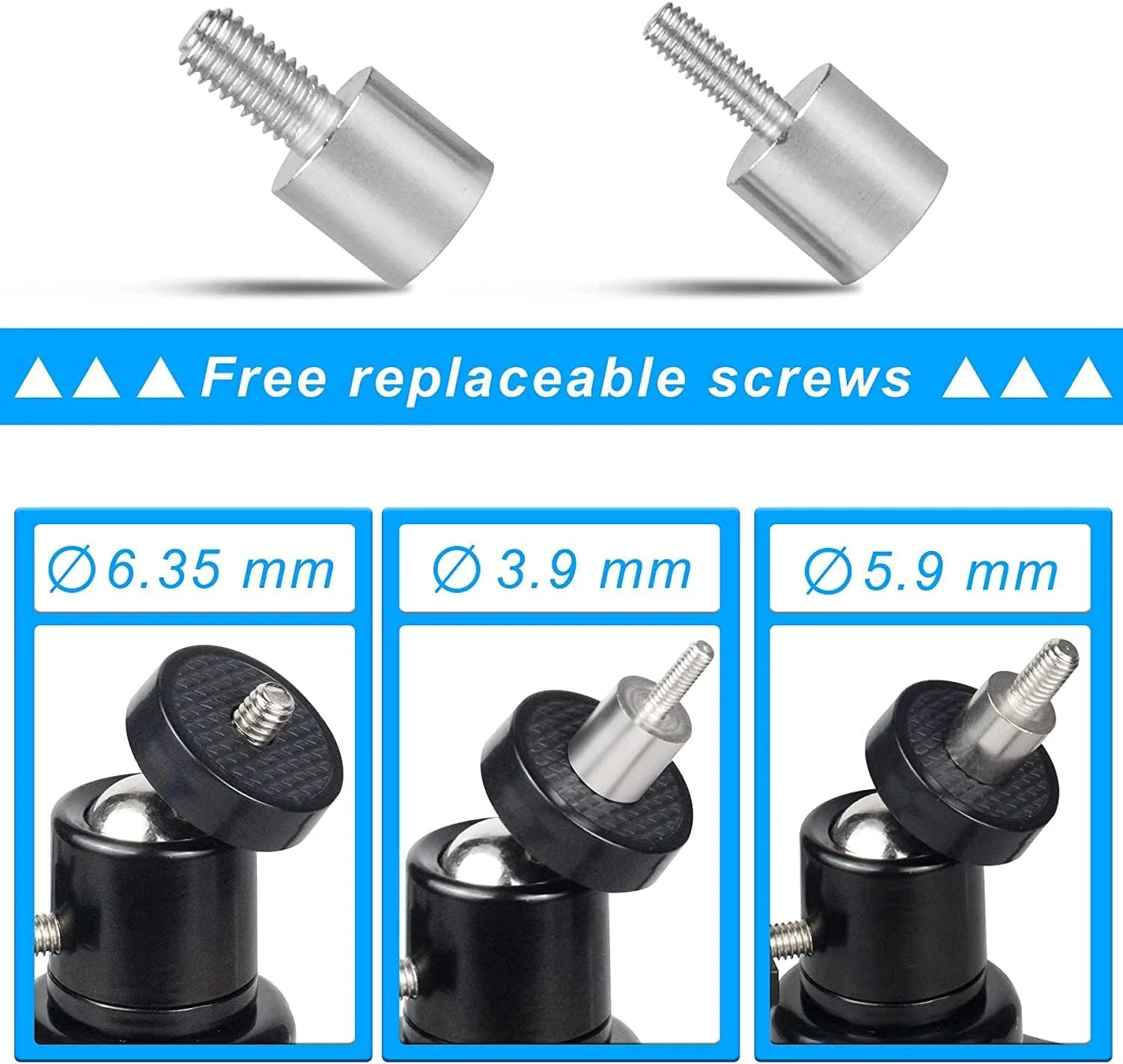 پایه سه پایه مینی پروژکتور سازگار با DR.J Upgrade، DBPOWER، Anker، AAXA Technologies، Artlii، LoongSon، APEMAN و اکثر مینی پروژکتورهای دیگر