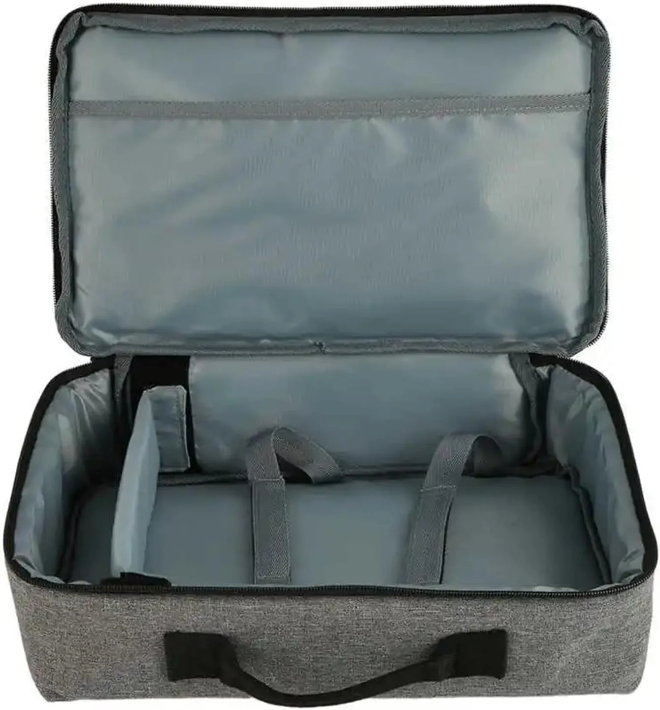 کیف نگهداری پروژکتور خانگی Fawoonu، کیف حمل قابل حمل برای پروژکتور و لوازم جانبی، ضد ضربه و مقاوم در برابر سایش، کیف مسافرتی پروژکتور با زیپ روان