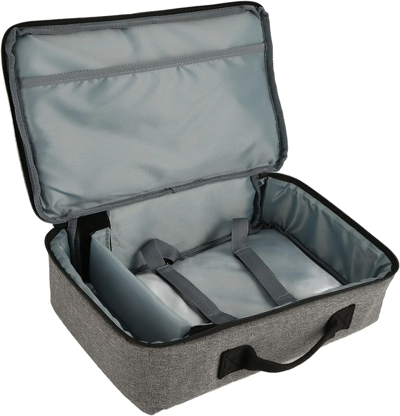 کیف پروژکتور، خاکستری، حمل آسان، کیف نایلونی سبک و چند منظوره برای پروژکتور