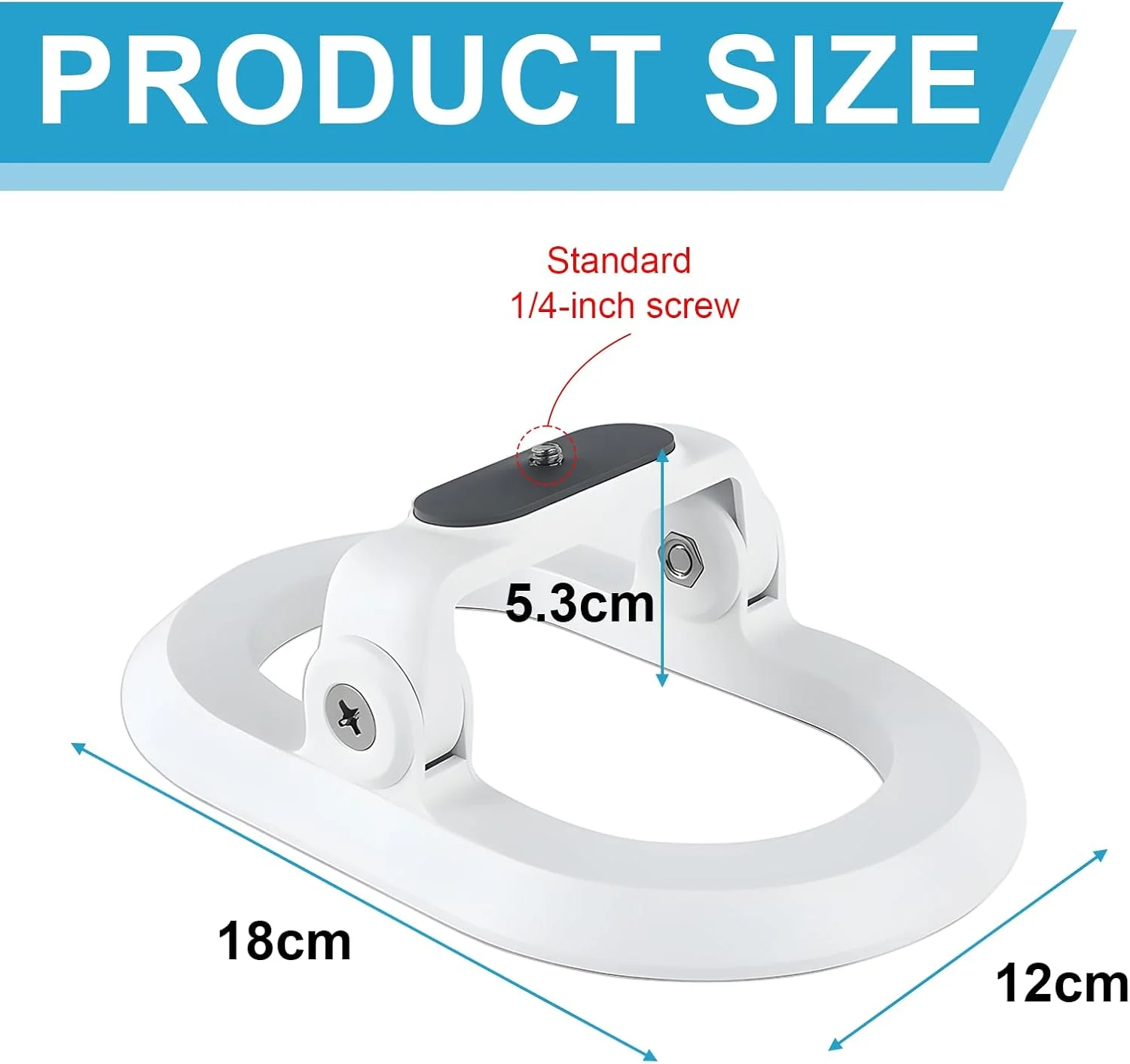 پایه پروژکتور قابل تنظیم با اتصال پیچ 1/4 اینچی، مناسب برای اکثر مدل های پروژکتور، برای اتاق خواب، اتاق نشیمن، اتاق کنفرانس