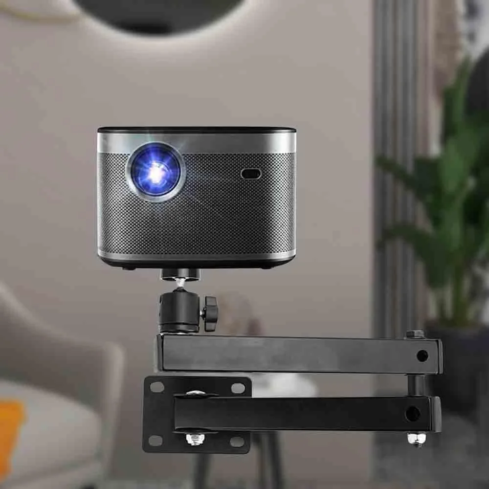 پایه پروژکتور GLigeT، پایه نصب پروژکتور تلسکوپی چند منظوره بادوام، نگهدارنده دستگاه تاشو دیواری برای پروژکتور خانگی، کنار تخت، هتل، دفتر
