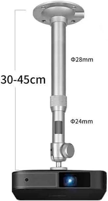 پایه های نصب پروژکتور GLigeT برای پروژکتور آویز دیواری، پروژکتور تلسکوپی جهانی، پایه ثابت آویز سقفی برای درب پروژکتور (نقره ای) پایه های نصب پروژکتور GLigeT برای پروژکتور آویز دیواری، پروژکتور تلسکوپی جهانی، پایه ثابت آویز سقفی برای درب پروژکتور (نقره ای)