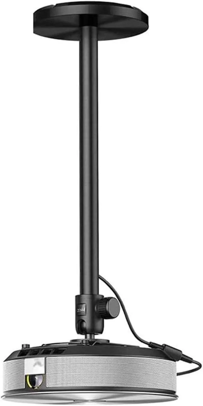 پایه پروژکتور GZDZHP برای سقف یا دیوار چرخش 360 درجه، براکت دیواری بادوام برای آویزان کردن پروژکتور، براکت تلسکوپی مینیاتوری هوشمند، فقط براکت (رنگ: پیش فرض)