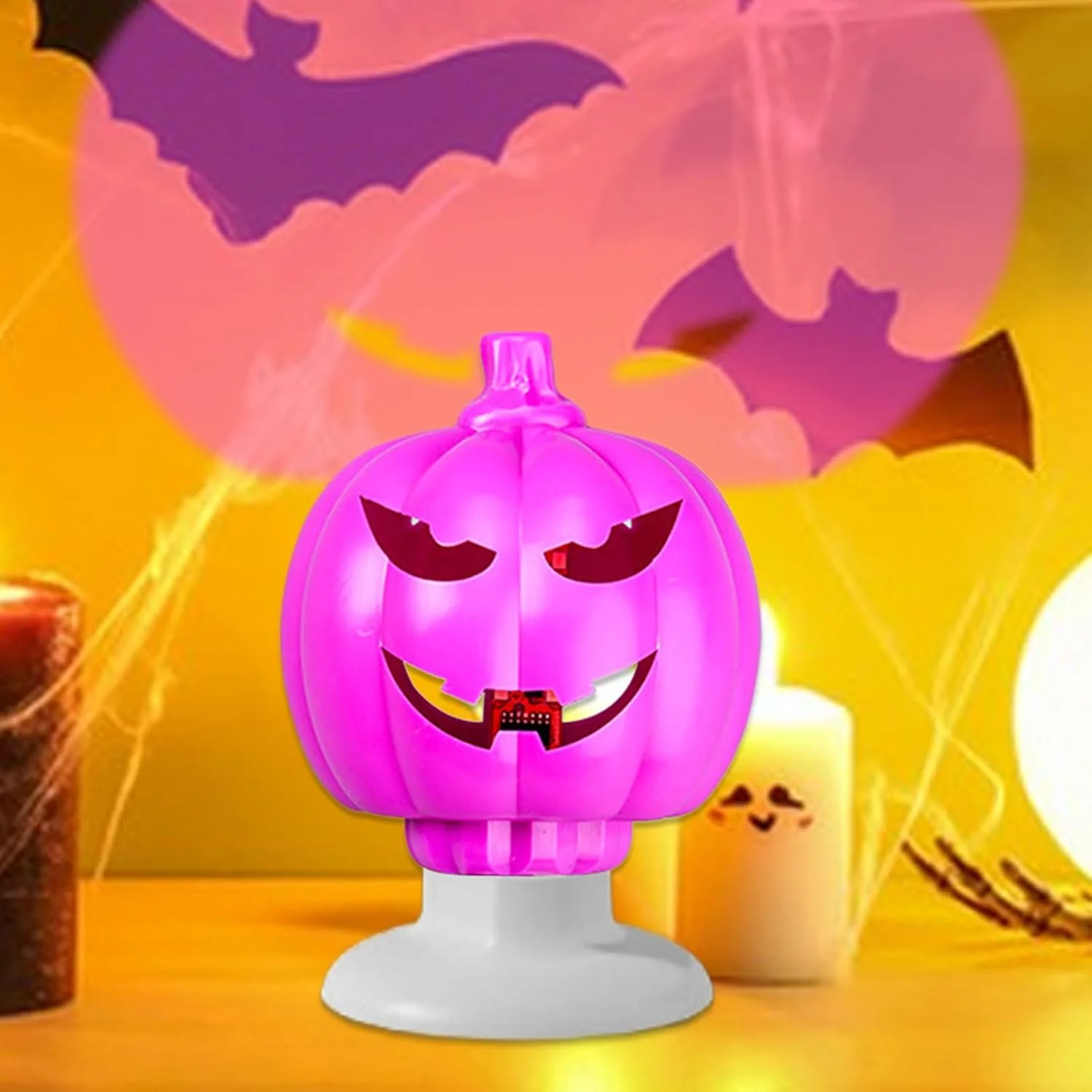 لامپ های کدو تنبل - لامپ پروژکتور کدو تنبل | لامپ دکوری پایه پیچی E27 برای مهمانی های موضوعی داخلی و خارجی، خانه های جن زده، چادرهای کمپینگ، پارک لامپ های کدو تنبل - لامپ پروژکتور کدو تنبل | لامپ دکوری پایه پیچی E27 برای مهمانی های موضوعی داخلی و خارجی، خانه های جن زده، چادرهای کمپینگ، پارک