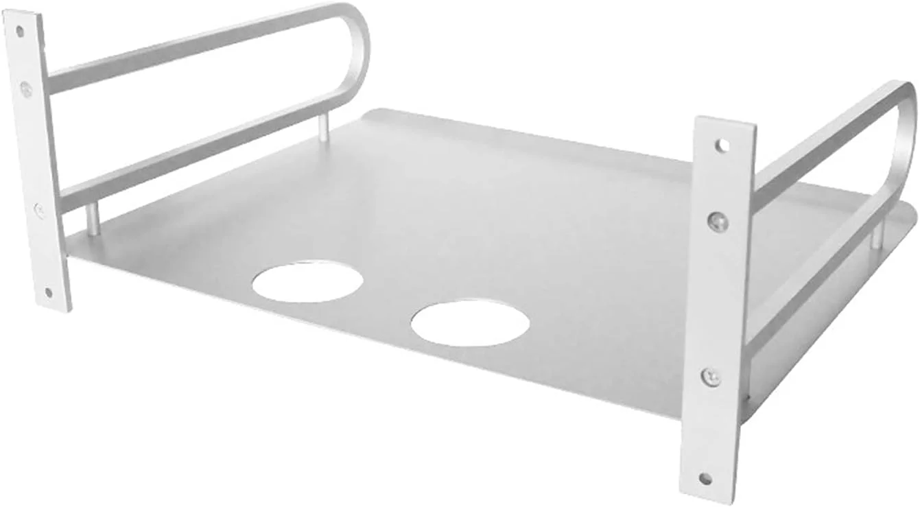 پایه پروژکتور HANJEYTF، قفسه نگهدارنده پروژکتور رومیزی، پایه دیواری پروژکتور برای سینمای خانگی، طول 33 سانتی متر، نقره ای، پایه جهانی پروژکتور