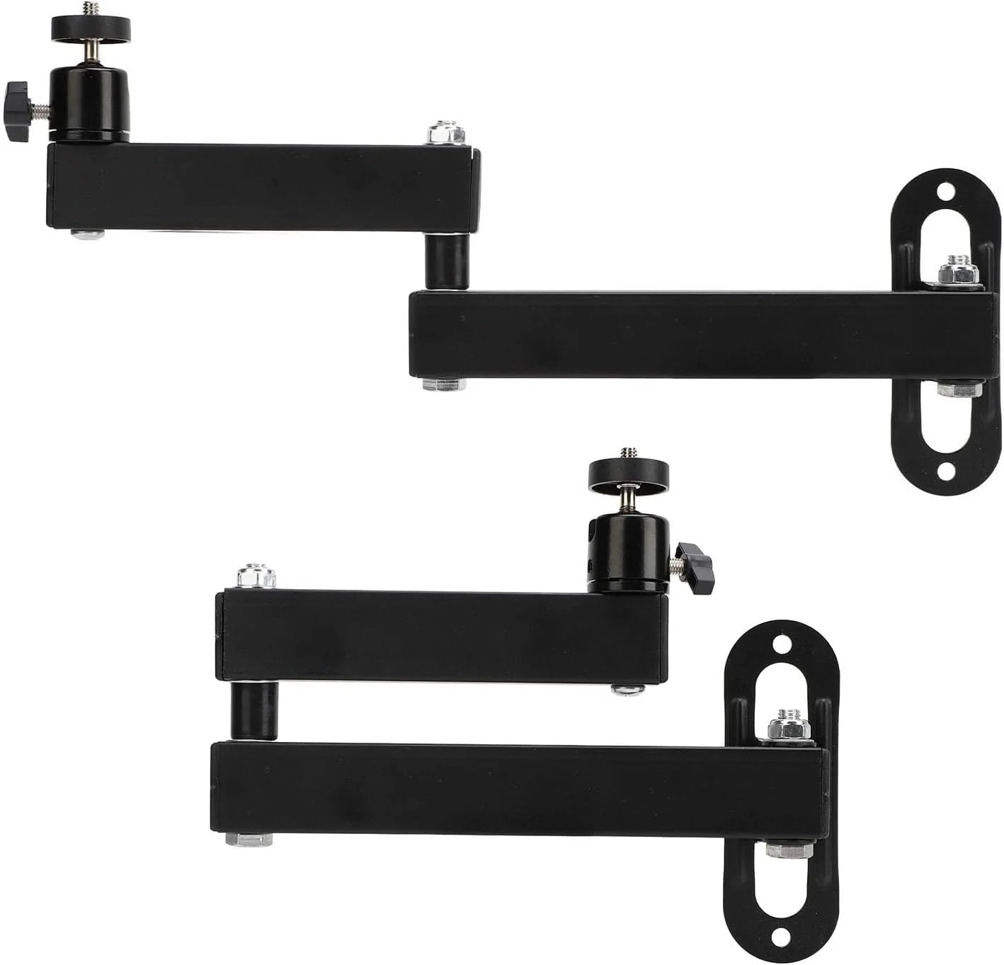 پایه پروژکتور تاشو قابل تنظیم یونیورسال Haofy - ساختار طناب ایمنی برای پروژکتورها و دوربین های مختلف با رابط 1/4 اینچی مناسب برای استفاده در خانه و اداره - ساخته شده از فلز با کیفیت