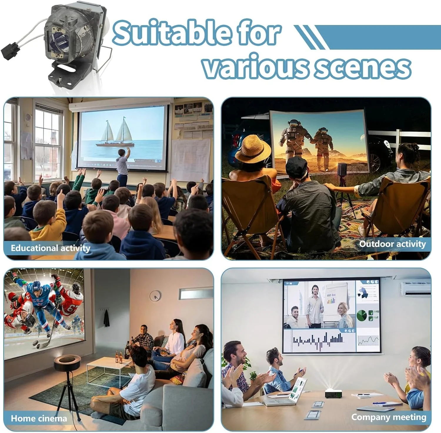 لامپ جایگزین پروژکتور HFY marbull SP.7C601GC01/BL-FU220E/BL-FU200D/SP.7D101GC01 سازگار با OPTOMA EH330UST GT5600 HD30UST HD31UST HD35UST W330UST W340UST X330UST X340UST