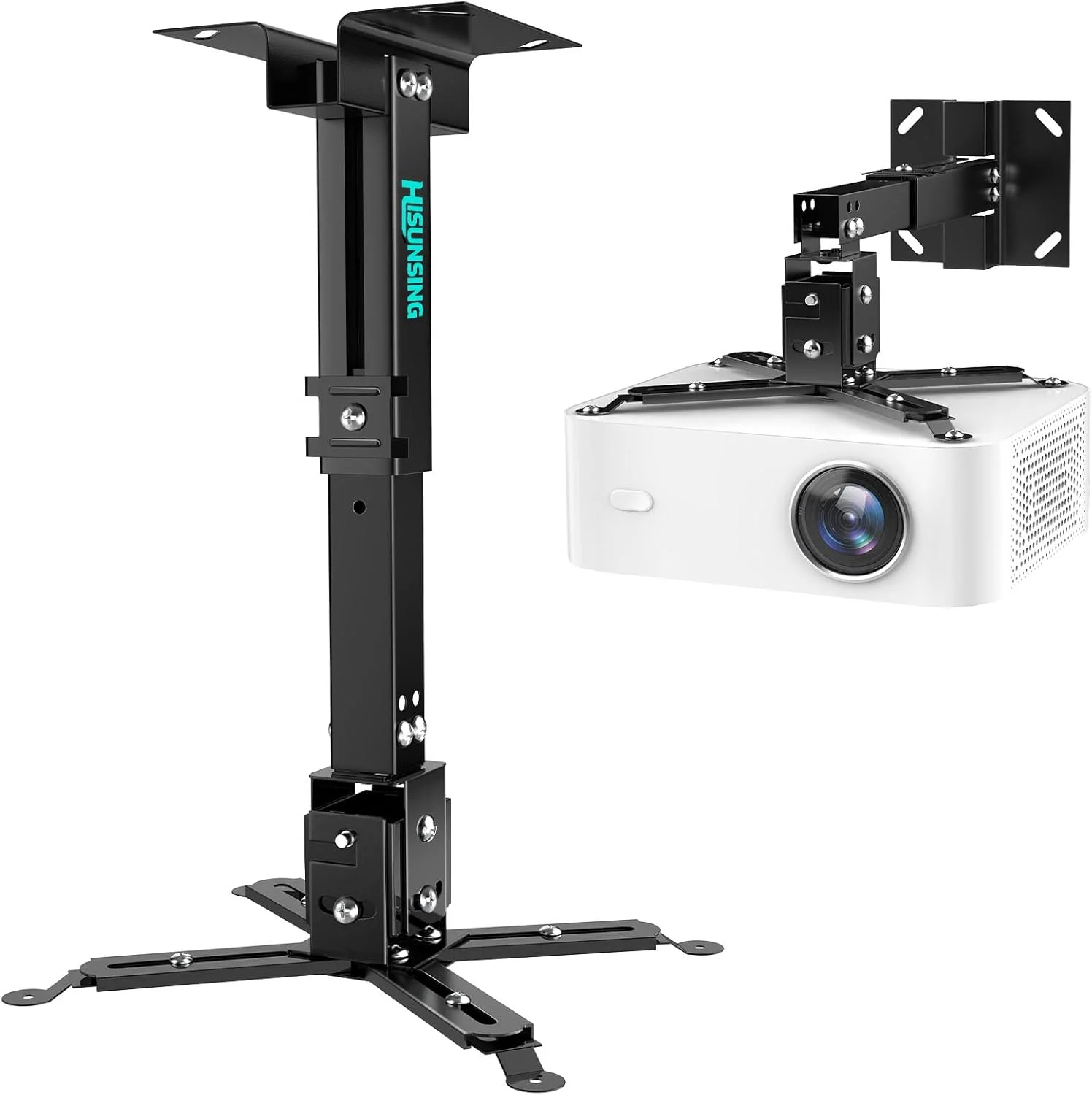 براکت نصب سقفی پروژکتور یا براکت نصب دیواری پروژکتور مشکی