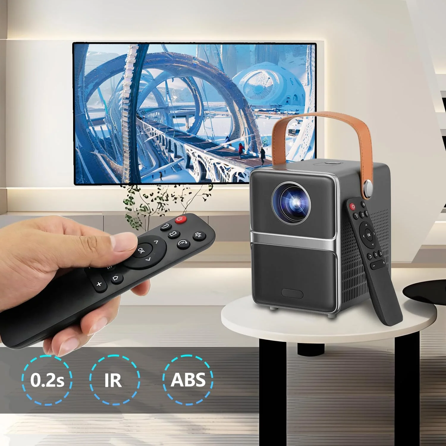 ریموت کنترل جایگزین سازگار با مینی پروژکتور Wimius P61 ریموت کنترل جایگزین سازگار با مینی پروژکتور Wimius P61