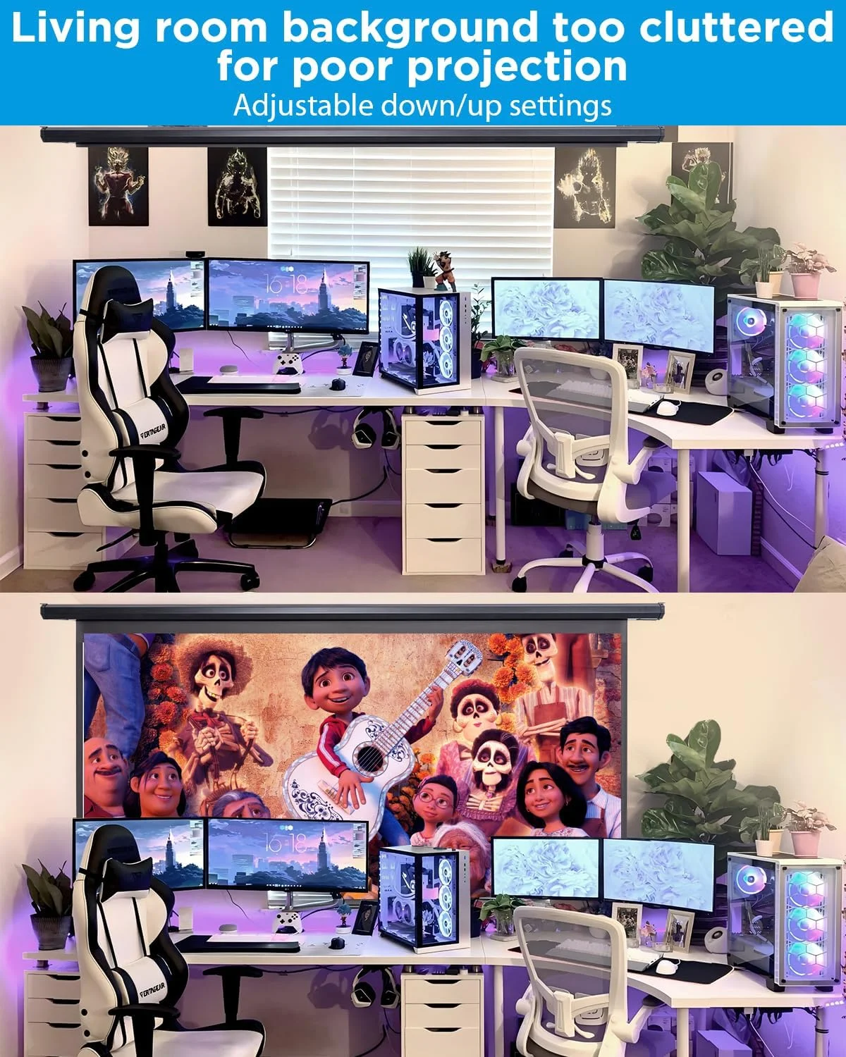 پرده نمایش پروژکتور موتوری (120-BL-MB) پرده نمایش پروژکتور موتوری (120-BL-MB)