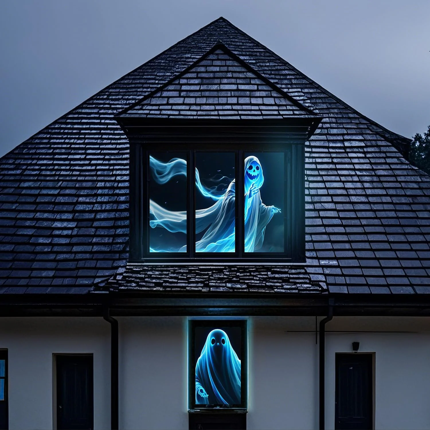 صفحه نمایش پروژکتور هولوگرافی عقب: صفحه نمایش های پروژکتور فضای باز 152x269 سانتی متر برای نصب و آویزان کردن فیلم های هالووین پروژکتورها، شب فیلم در حیاط خلوت