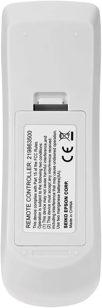 ریموت کنترل جایگزین Hoite برای 2198635 219863500 سازگار با پروژکتورهای CB-FH06, CB-E10, CB-E01 و بیشتر، بدون نیاز به برنامه ریزی، سفید