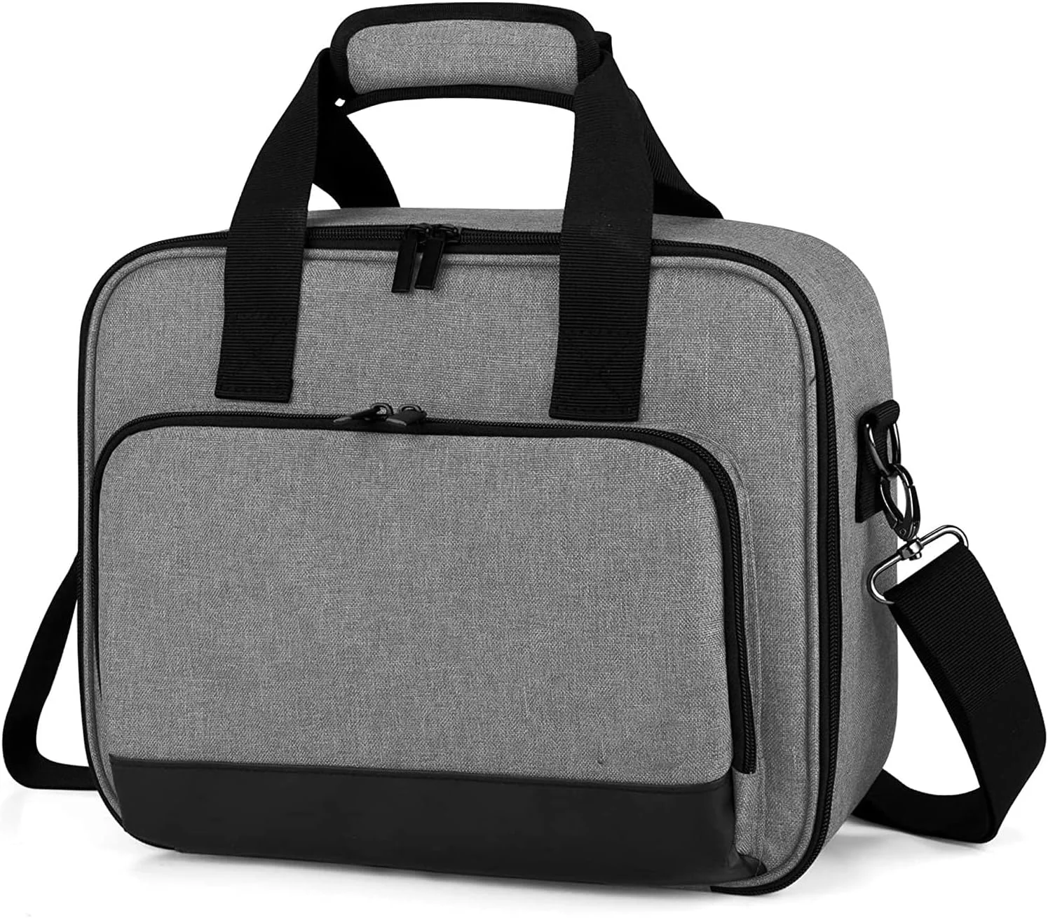 کیف حمل پروژکتور Hosoncovy با جیب های لوازم جانبی، کیف مسافرتی پروژکتور، کیف نگهداری پروژکتور، سازمان دهنده پروژکتور، کیف حمل پروژکتور برای Epson/BenQ/ViewSonic و سایر برندهای پروژکتور