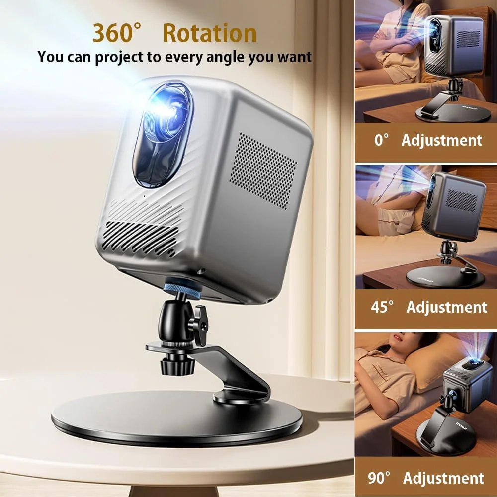 پایه رومیزی پروژکتور HVAYING با قابلیت تنظیم شیب و پیچ 1/4 اینچی - ایده آل برای خانه، دفتر و استودیو - سازگار با اکثر پروژکتورهای LCD/DLP پایه رومیزی پروژکتور HVAYING با قابلیت تنظیم شیب و پیچ 1/4 اینچی - ایده آل برای خانه، دفتر و استودیو - سازگار با اکثر پروژکتورهای LCD/DLP