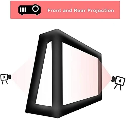 پرده نمایش فیلم بادی 8.5 متری به همراه دمنده - قابلیت نمایش از جلو و عقب - پرده پروژکتور بادی قابل حمل برای مدرسه، کلیسا، مهمانی های بزرگ، تفریحات استخر در حیاط خلوت