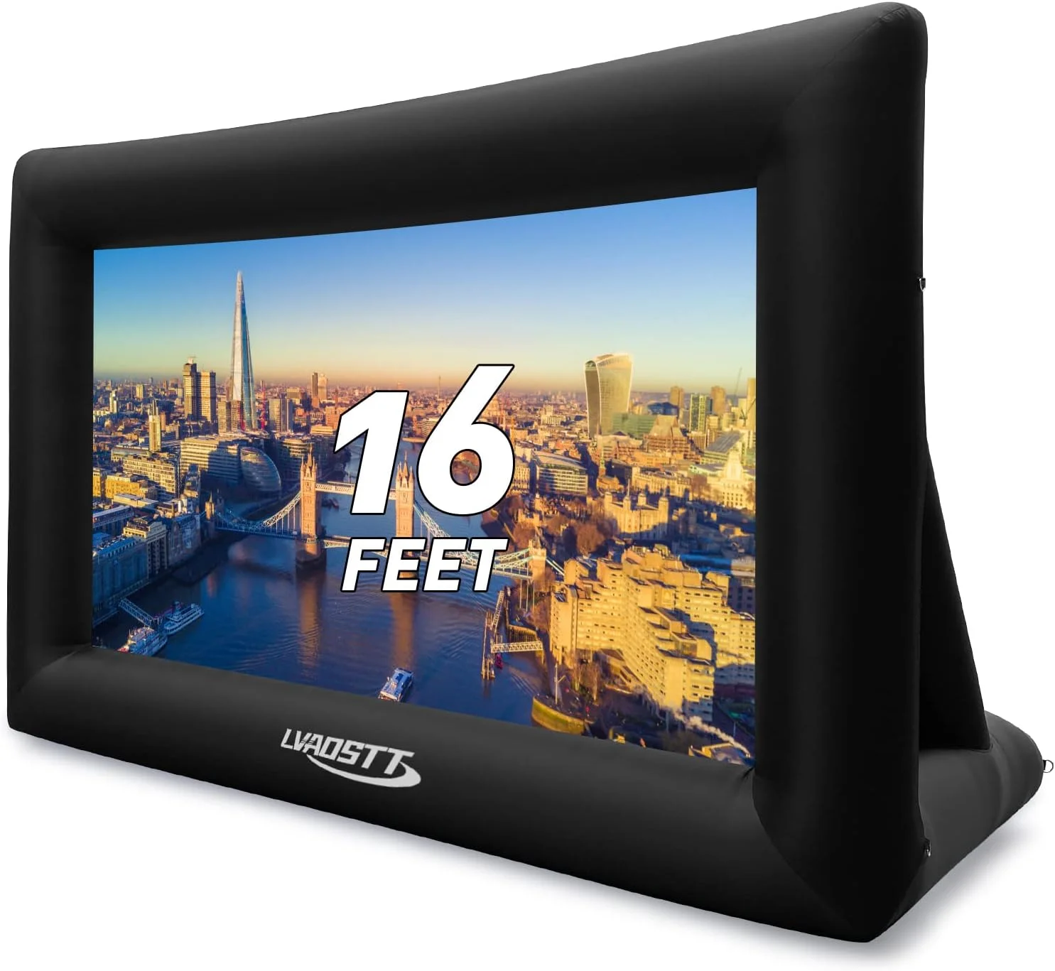 پرده نمایش بادی، پرده نمایش فیلم بادی 4.8 متری برای فضای باز، نصب آسان، طراحی یک تکه، نمایش از جلو و عقب با دمنده هوا برای شب فیلم خانوادگی در حیاط خلوت و مهمانی کنار استخر