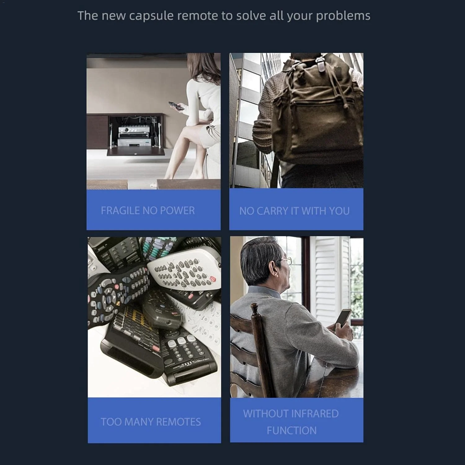 ریموت کنترل مادون قرمز پروژکتور - مینی ریموت کنترل هوشمند بی سیم مادون قرمز جهانی - کنترلر مادون قرمز تلفن همراه اندروید برای لوازم خانگی