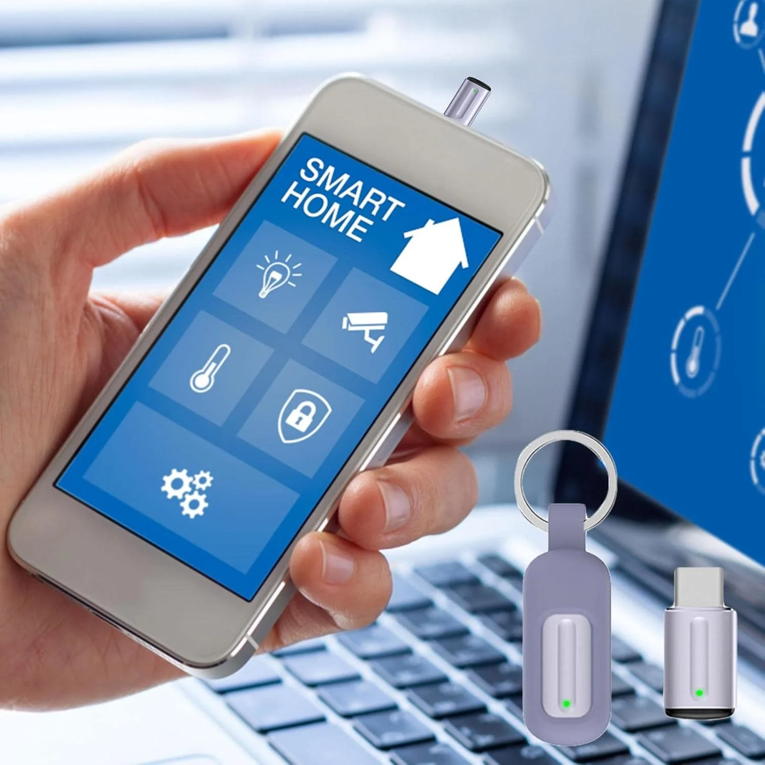 ریموت کنترل مادون قرمز پروژکتور - مینی ریموت کنترل هوشمند بی سیم مادون قرمز جهانی - کنترلر مادون قرمز تلفن همراه اندروید برای لوازم خانگی