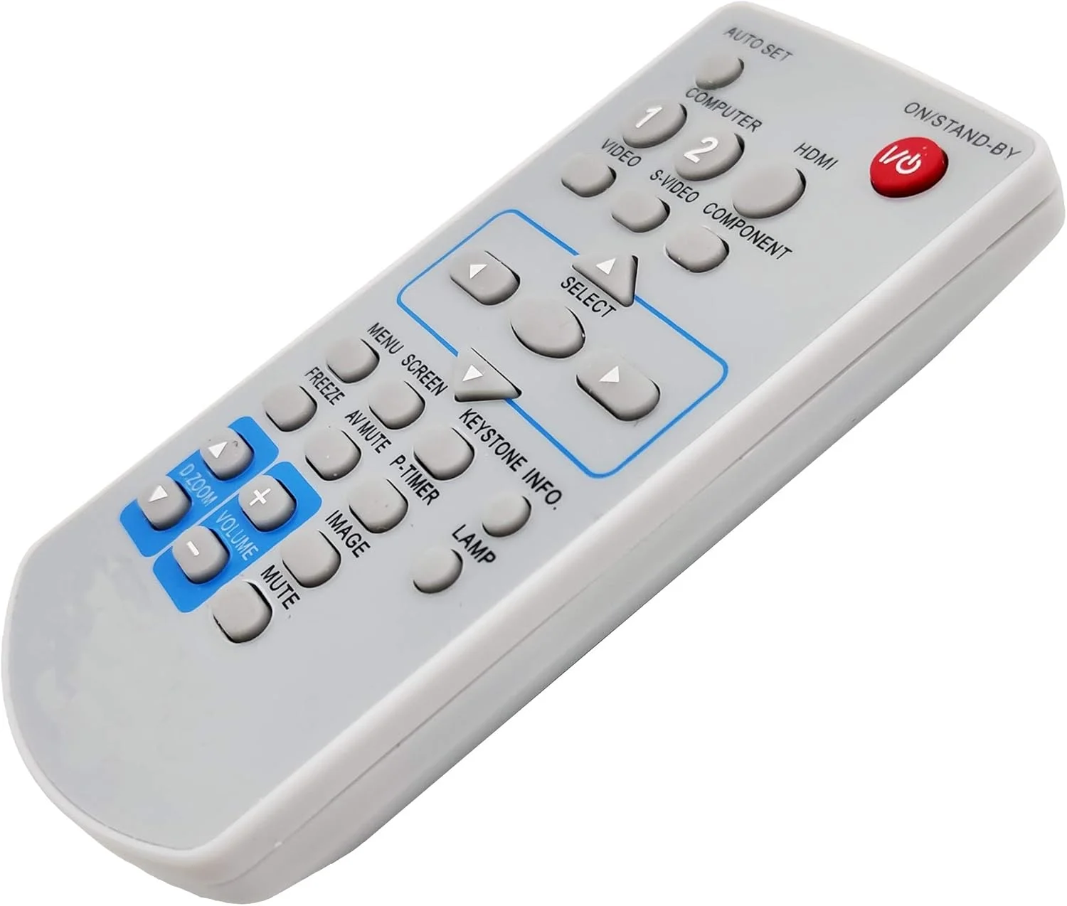 ریموت کنترل پروژکتور INTECHING MXCZ برای پاناسونیک PT-TW340U, PT-TW341RU, PT-TX210U, PT-TX310U, PT-TX400U, PT-VW330U, PT-VW430U, PT-VW431DU, PT-VW440U, PT-VX400U, PT-VX500U, PT-VX501U, PT-VX510U