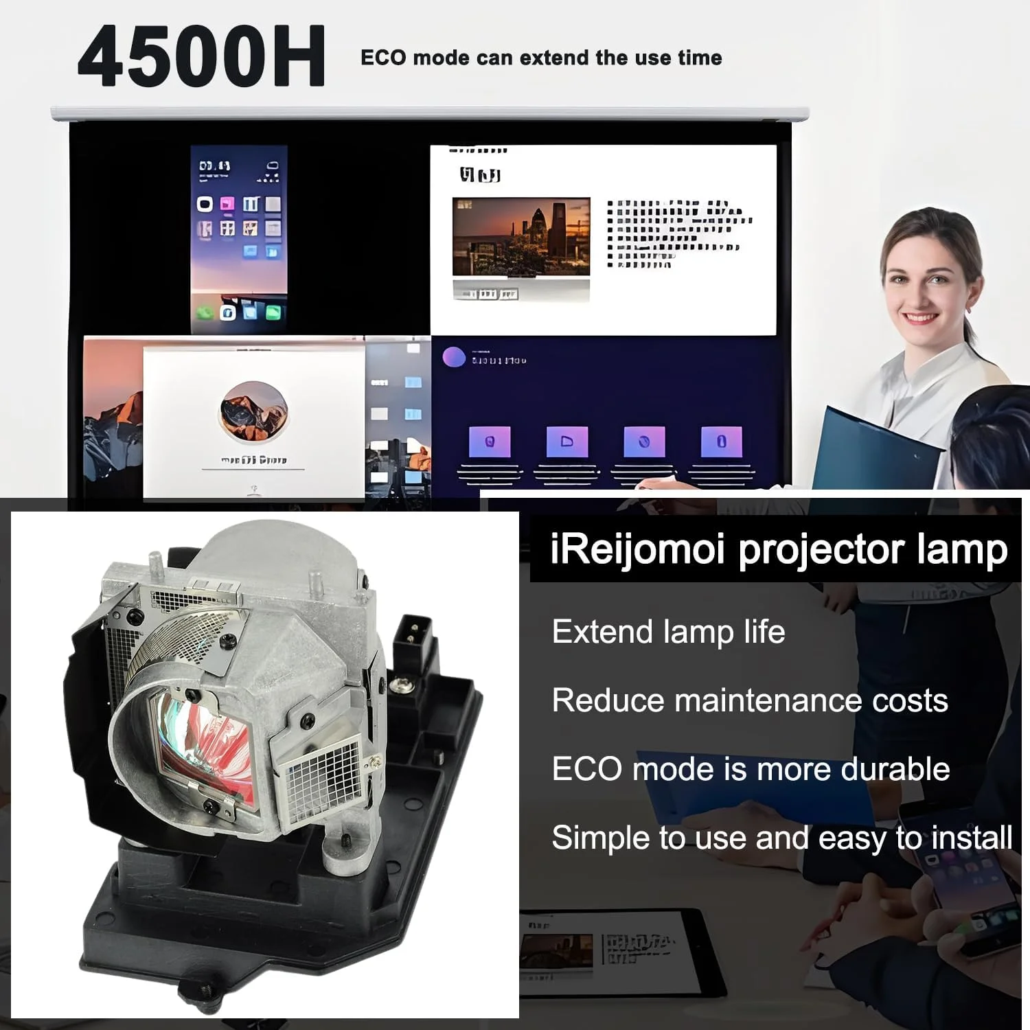 لامپ جایگزین 20-01501-20 با محفظه برای پروژکتورهای SMARTBOARD 480i5/880i5/885i5/SB880/SLR40Wi/UF75/UF75W/Unifi 75/Unifi 75w/UNIFI75/W لامپ جایگزین 20-01501-20 با محفظه برای پروژکتورهای SMARTBOARD 480i5/880i5/885i5/SB880/SLR40Wi/UF75/UF75W/Unifi 75/Unifi 75w/UNIFI75/W