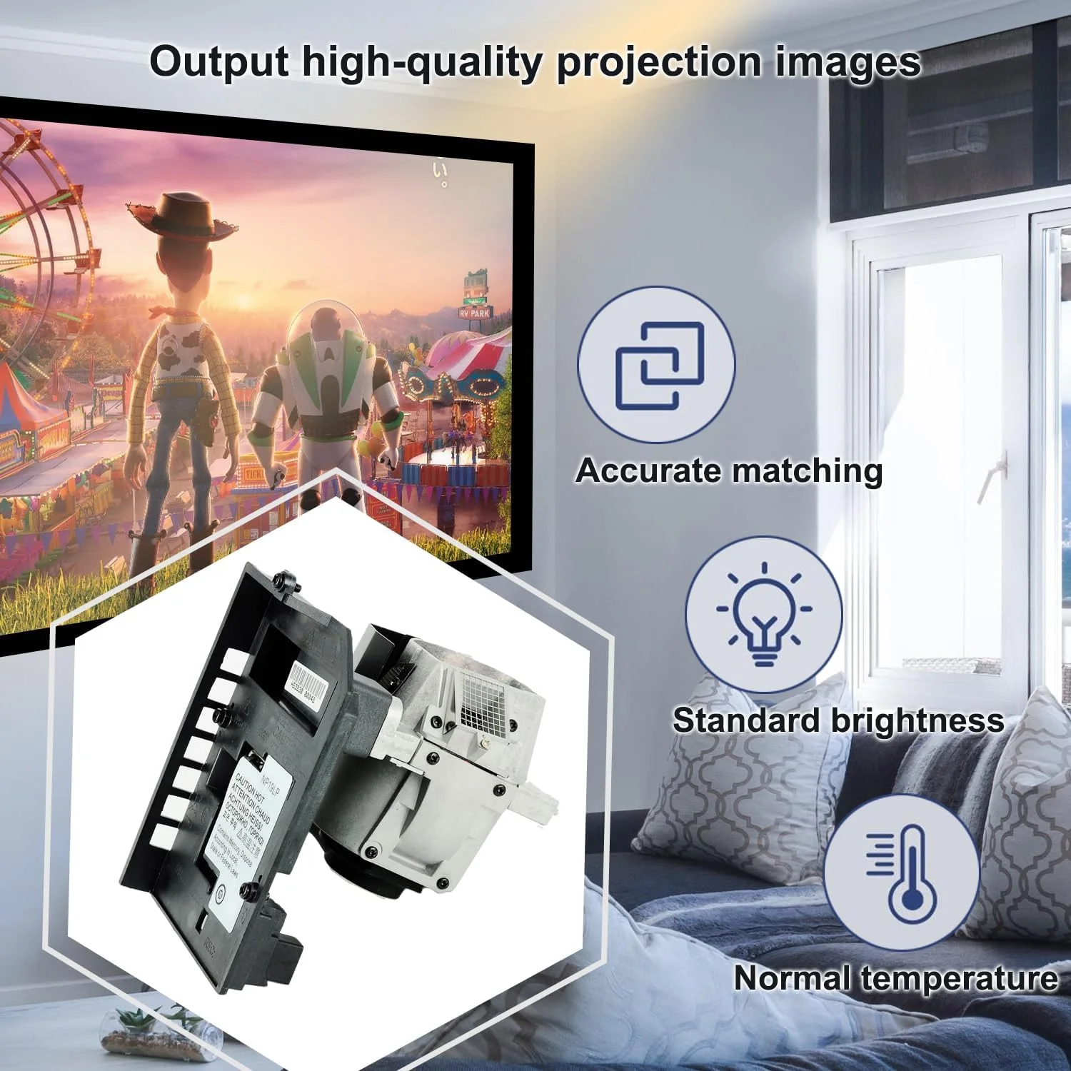 لامپ جایگزین 20-01501-20 با محفظه برای پروژکتورهای SMARTBOARD 480i5/880i5/885i5/SB880/SLR40Wi/UF75/UF75W/Unifi 75/Unifi 75w/UNIFI75/W لامپ جایگزین 20-01501-20 با محفظه برای پروژکتورهای SMARTBOARD 480i5/880i5/885i5/SB880/SLR40Wi/UF75/UF75W/Unifi 75/Unifi 75w/UNIFI75/W