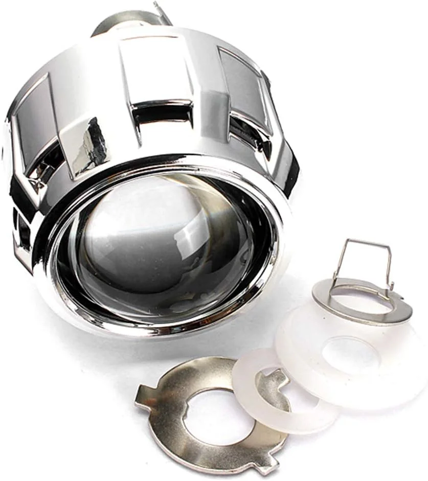 لنز پروژکتور بای زنون مینی 2.5 اینچی ایروومی، مناسب برای لامپ های H1، H4 و H7