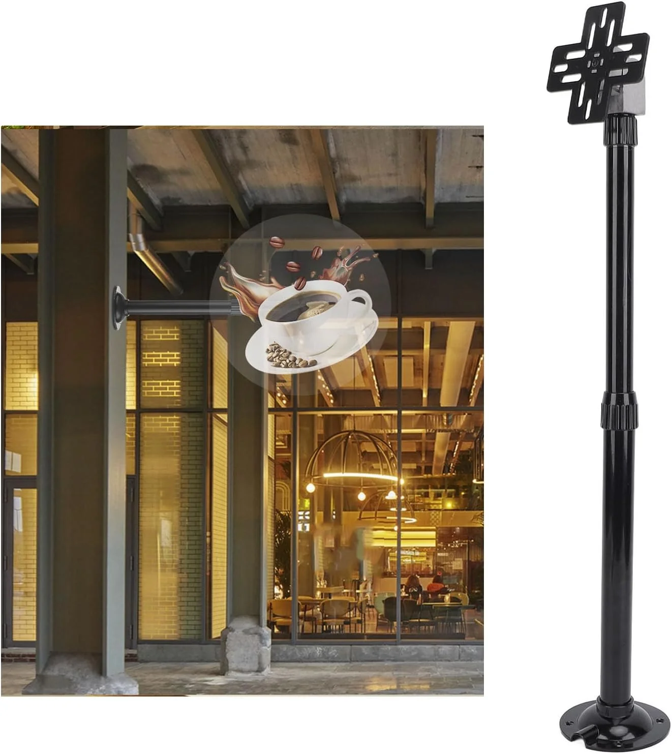 نگهدارنده سقفی پروژکتور سه بعدی Jiawu مدل HOLOGURE، جنس آلیاژ آلومینیوم مقاوم